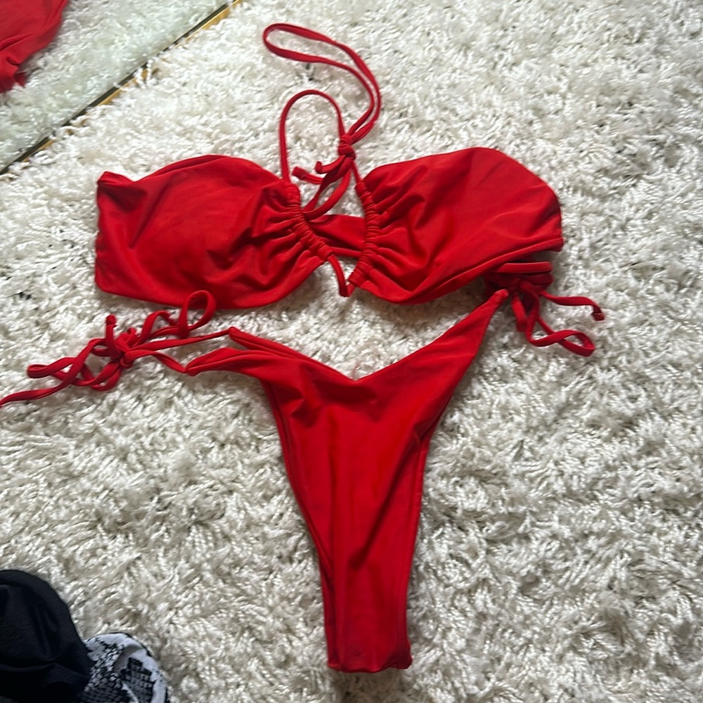 SHEIN red bikini